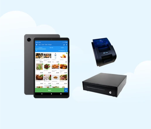 Paket Tablet Komplit (Samsung Tab A9 WIFI + C58BT + Cashdrawer)